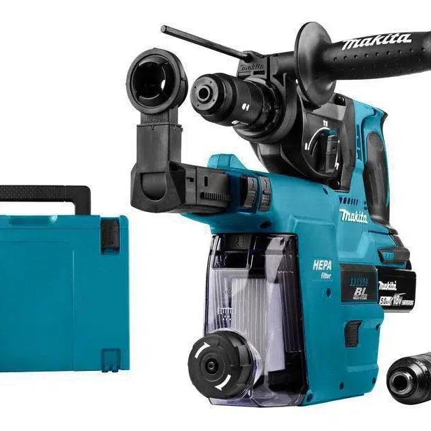 1591587-1 Kombihammare, 1 st - Makita DHR243RTJW, 18 V, 2 x 5,0 Ah, HEPA
