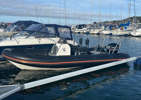 Sale of rib boat with braked trailer