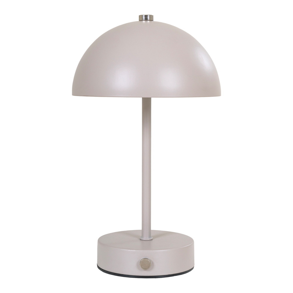 1584941-1 LED-bordslampor, 4 st - House Nordic, Holt, sand/stål, uppladdningsbara