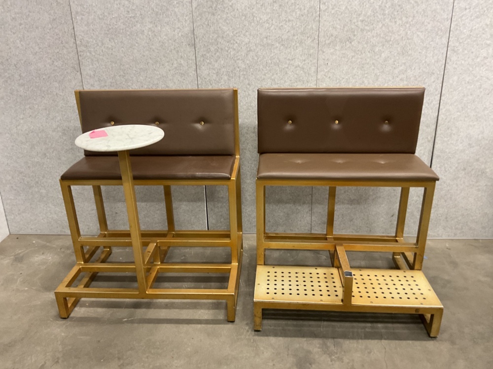 1474013-1 2 metal benches
