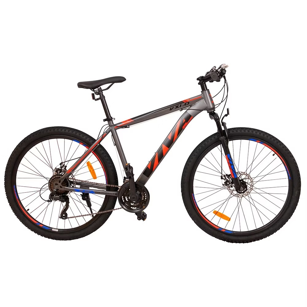 1592752-1 Mountainbike Viva Stronger 26" Grå/Röd
