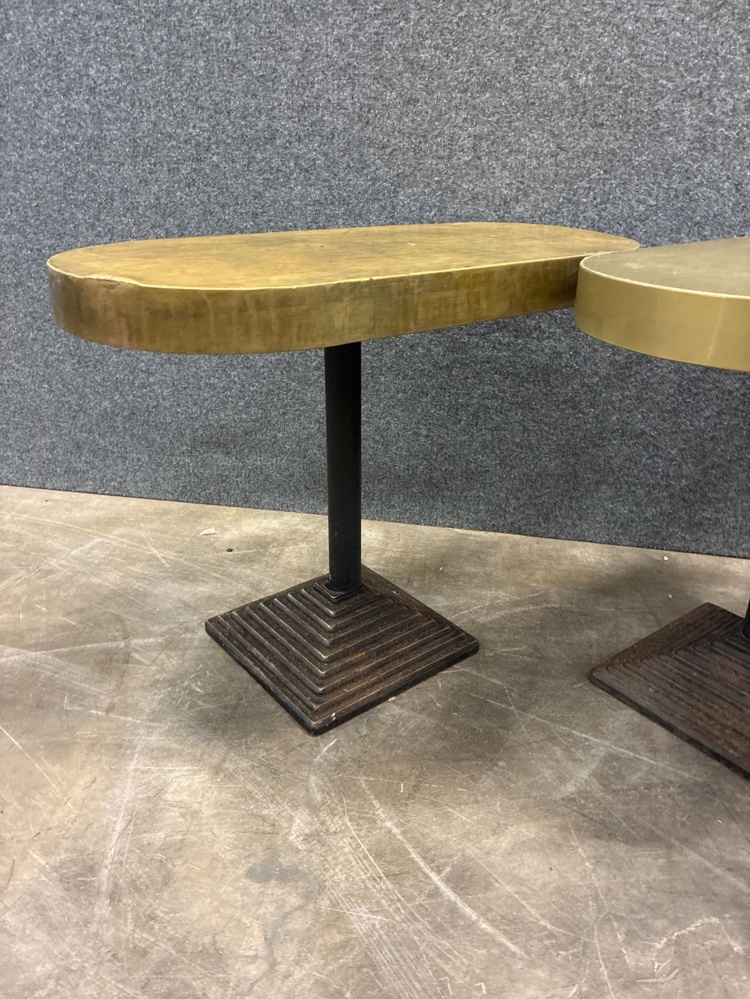 1582260-2 4 pcs Table brass-clad top