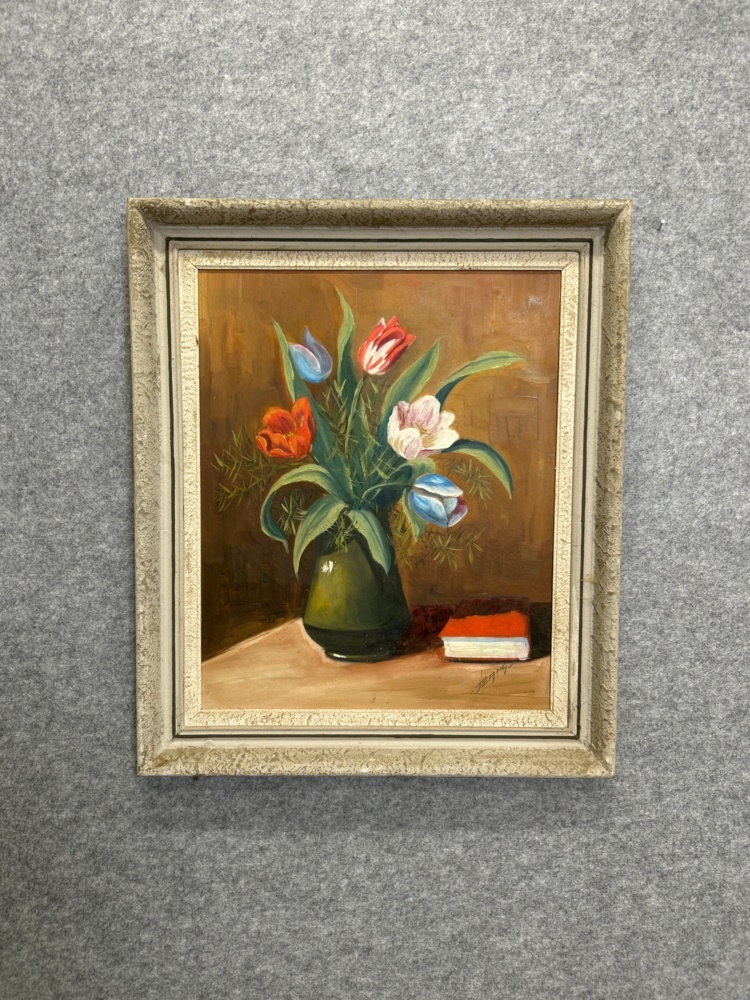 1497773-1 Tavlor 4 st, blandade motiv och tekniker