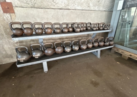 Rack with kettlebells - Eleiko