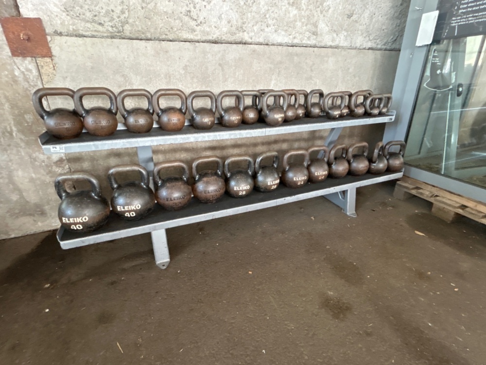 1486419-1 Rack with kettlebells - Eleiko