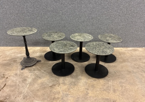 6 pcs Table Marble Top