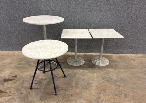 4 pcs Table Marble Top