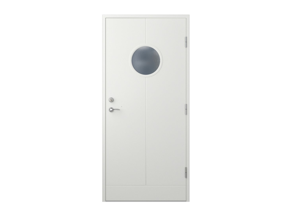 1592816-1 Front door Jennifer, with glass, 8x18 right-hung