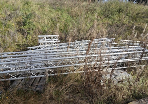 Lot of aluminum trusses/harness for stage and event equipment