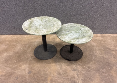 2 pcs Table Marble top