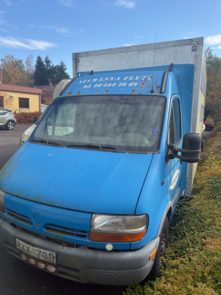 1566167-1 Renault Master Chassi Cab 3.5 T 2.5 dCi Manuell, 115hk -2000 (Reparationsobjekt)