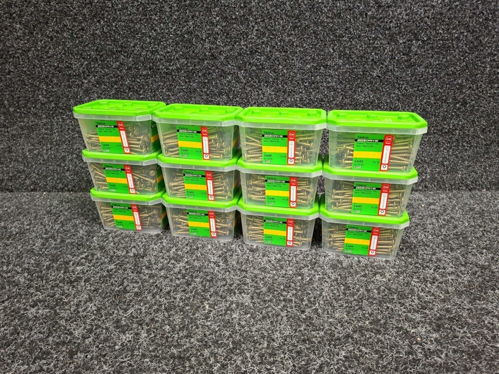 1591329-1 1200 pcs Wood screw 5.0x90mm, Essve