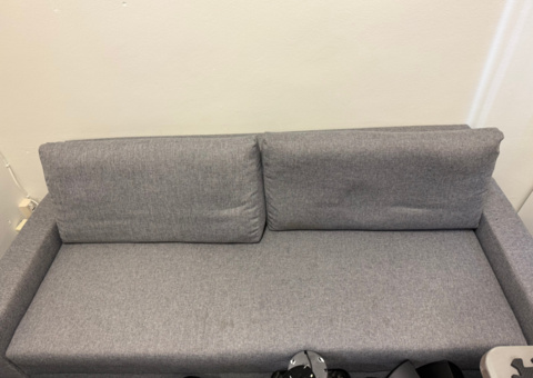 Bäddsoffa – Grå