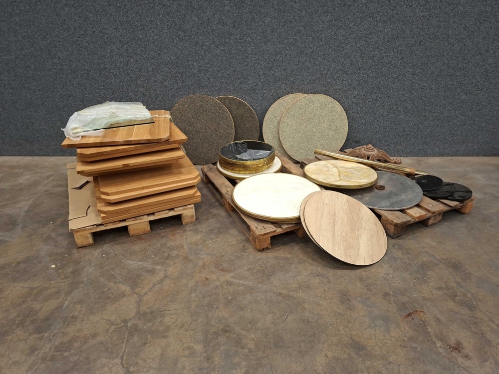 1582277-1 Approximately 28 table tops