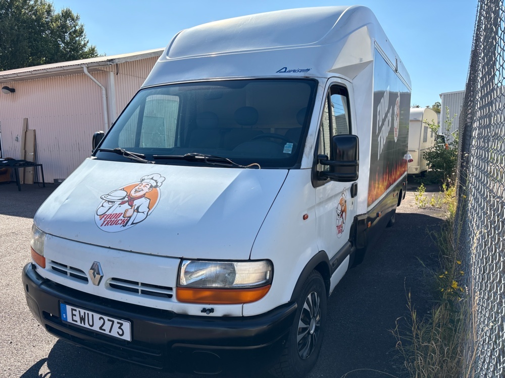 1592989-2 Food truck Renault Master Chassi Cab 3.5 T 2.8 dTi Manual, 115hp, 1998