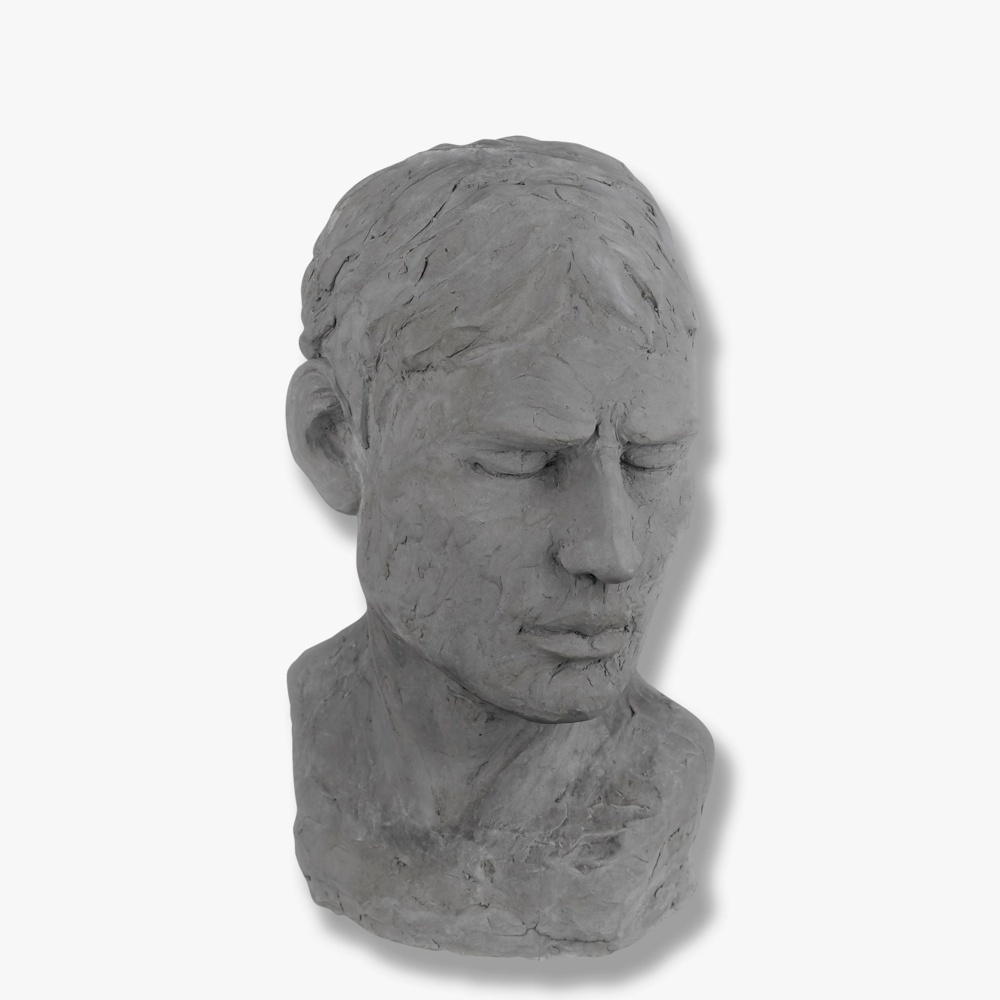 1584977-1 Byst, 1 st - Mette Ditmer His Reflective Mind, betonggrå