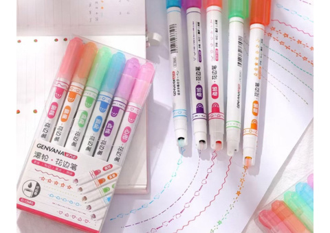 Effektpennor, 20 st 6-pack - Star Magic Pen, olika mönster
