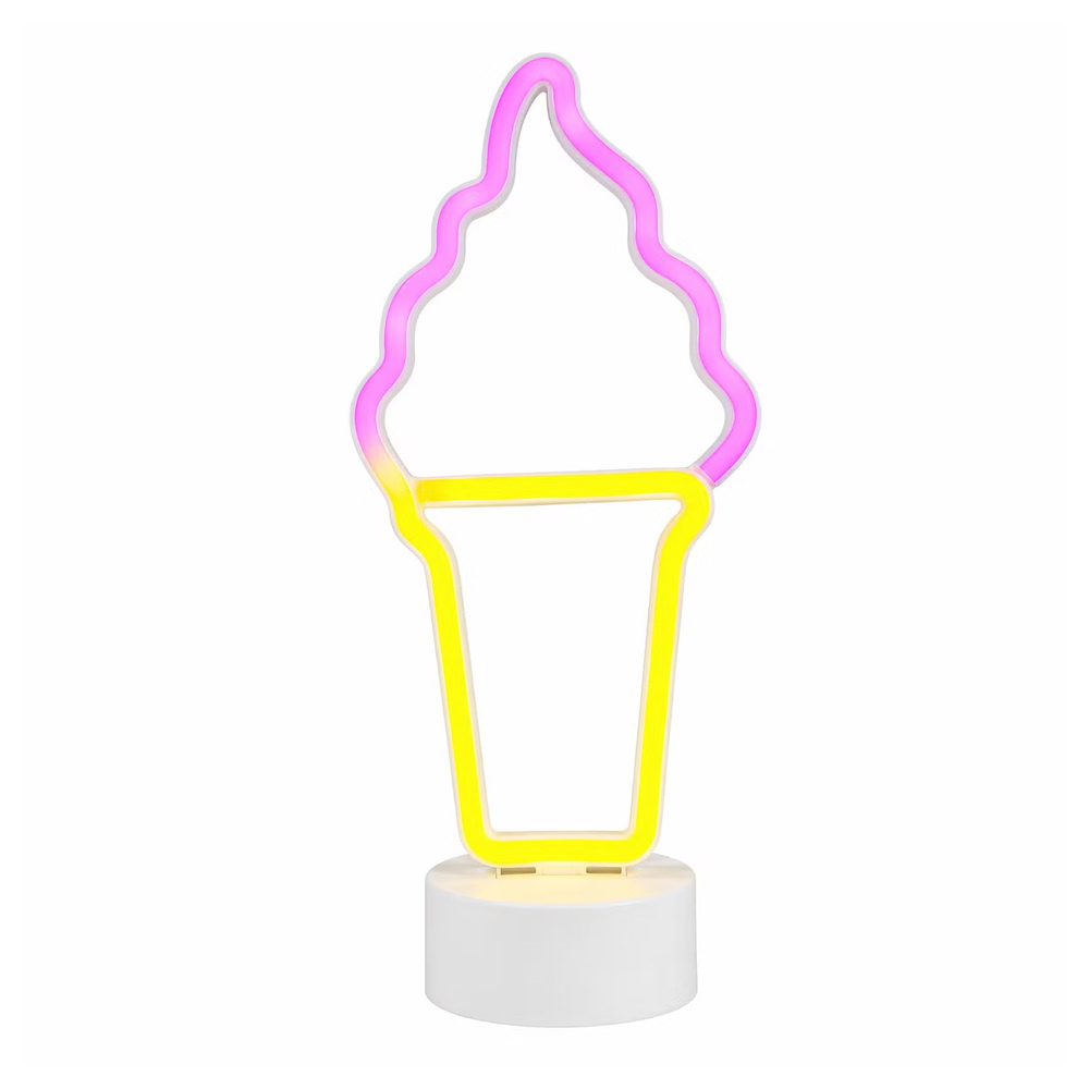 1590484-1 LED lamps, 10 pcs - neon effect, ice cream