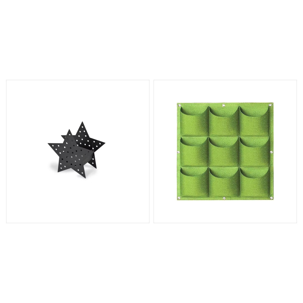 1590486-1 Garden items, 28 pcs - outdoor candle holders and wall planters