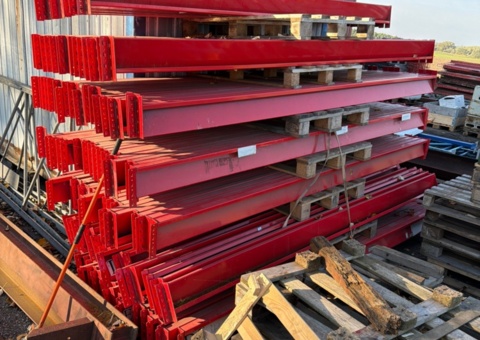 Beams for pallet racking, 120 pcs, 3 meters
