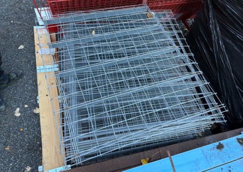 Pallet racking posts, 100 pcs.