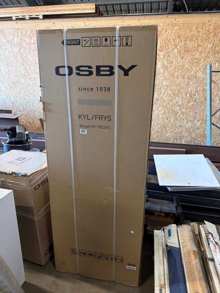 1593080-1 Refrigerator and freezer 2 in 1, Osby KF1852VS