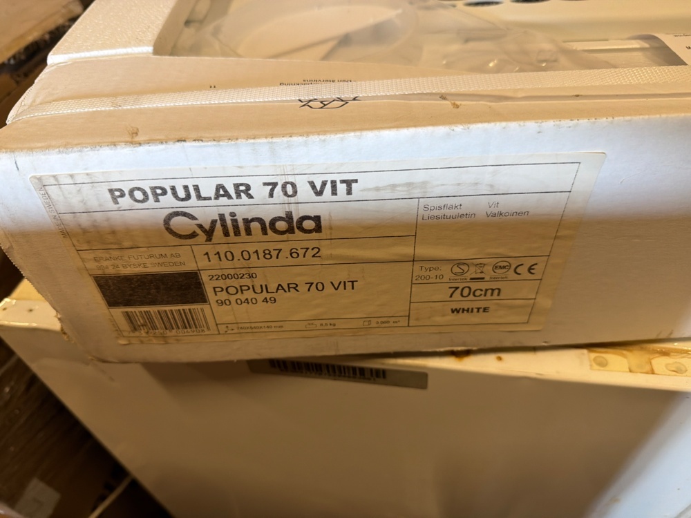 1593083-2 Kitchen hood, Cylinda