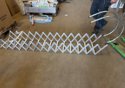 Brandstege, 4,1 meter lång