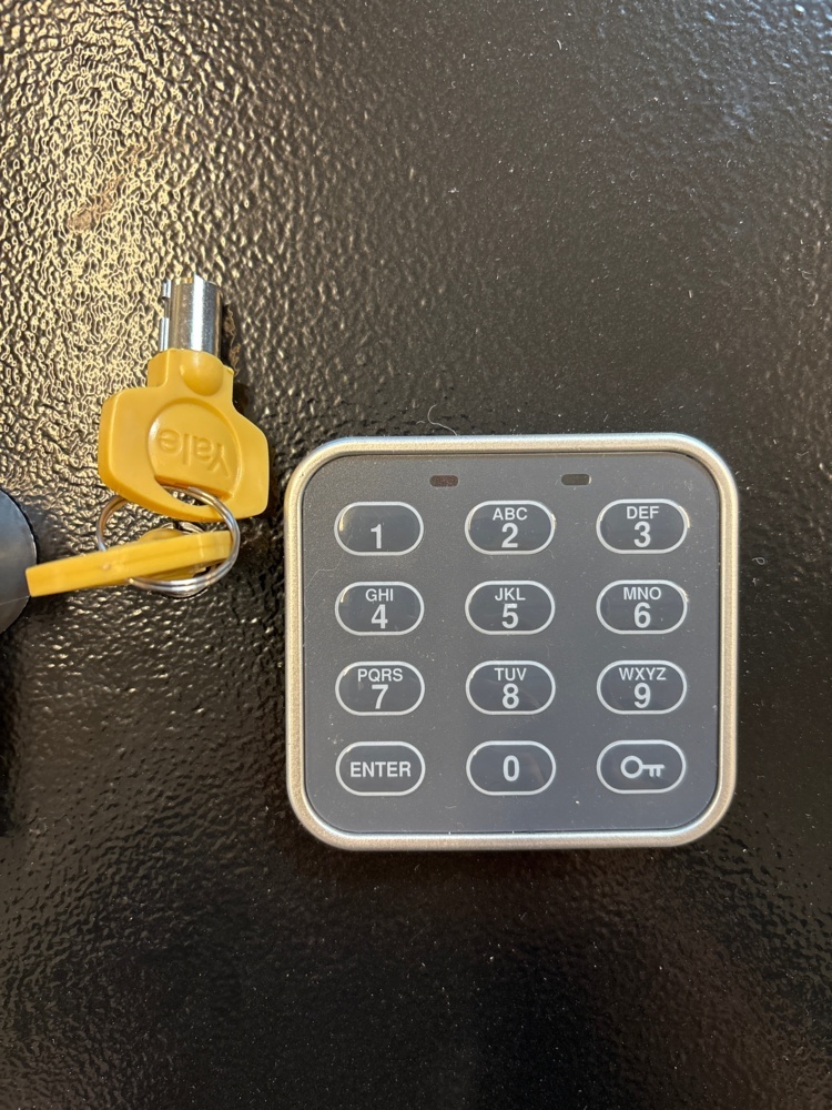 1546291-2 Key cabinet with combination lock - Yale YKB/365/DB1