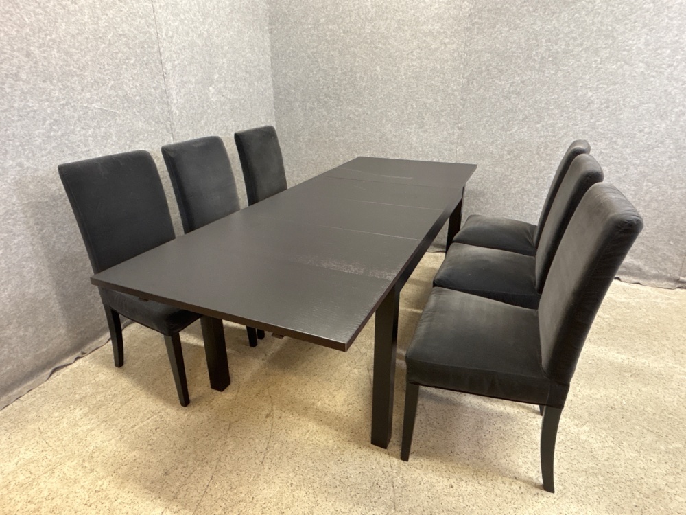 1546293-1 6 chairs and table