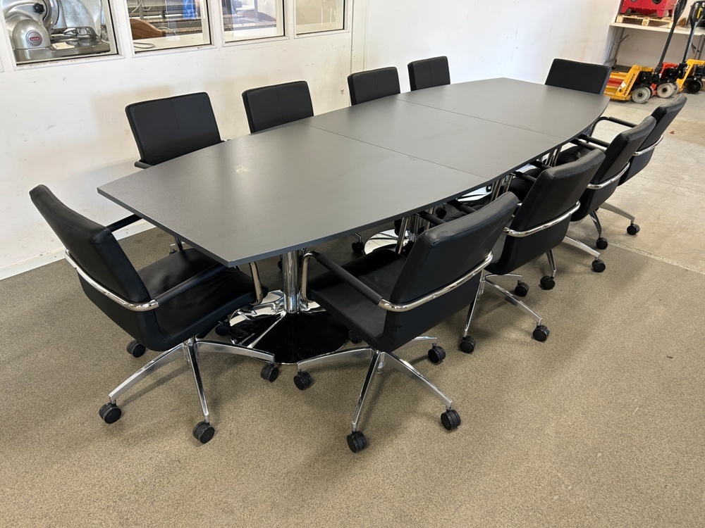 1546294-2 10 chairs and conference table