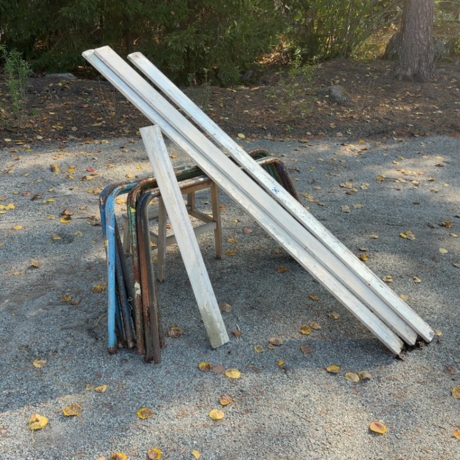 1583621-2 Metallbockar 6 st och rätskivor 4 st