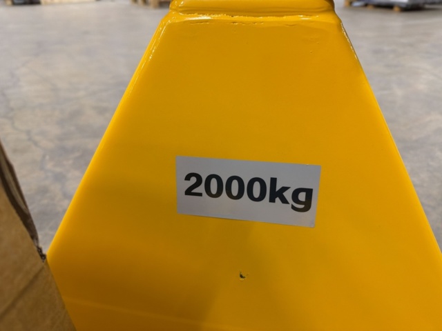 1593042-9 Pallyftare/ Handtruck med digital våg, 2 ton