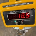 1593042-17 Pallyftare/ Handtruck med digital våg, 2 ton
