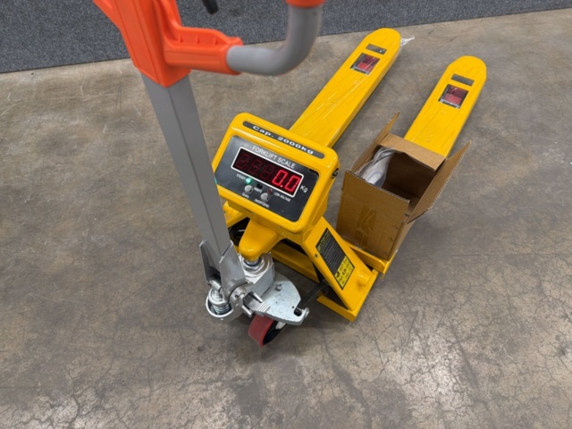 1593043-3 Pallyftare/ Handtruck med digital våg, 2 ton