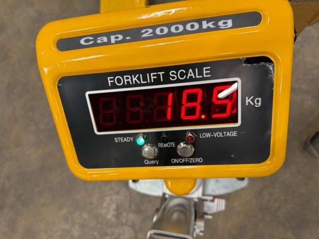 1593043-17 Pallyftare/ Handtruck med digital våg, 2 ton
