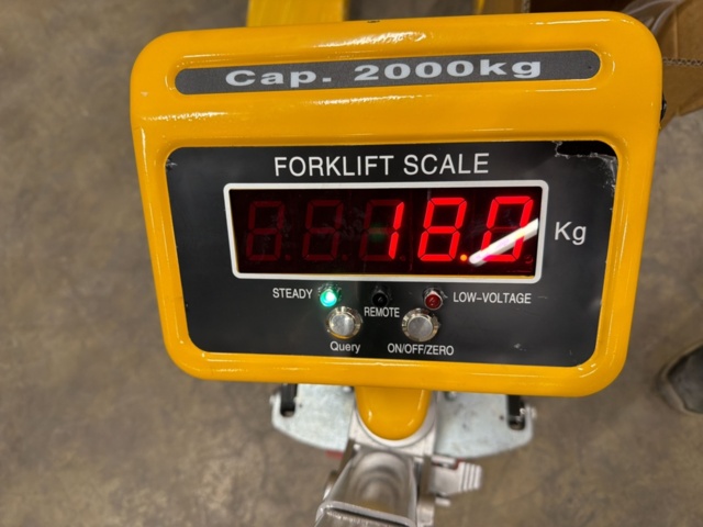1593043-18 Pallyftare/ Handtruck med digital våg, 2 ton