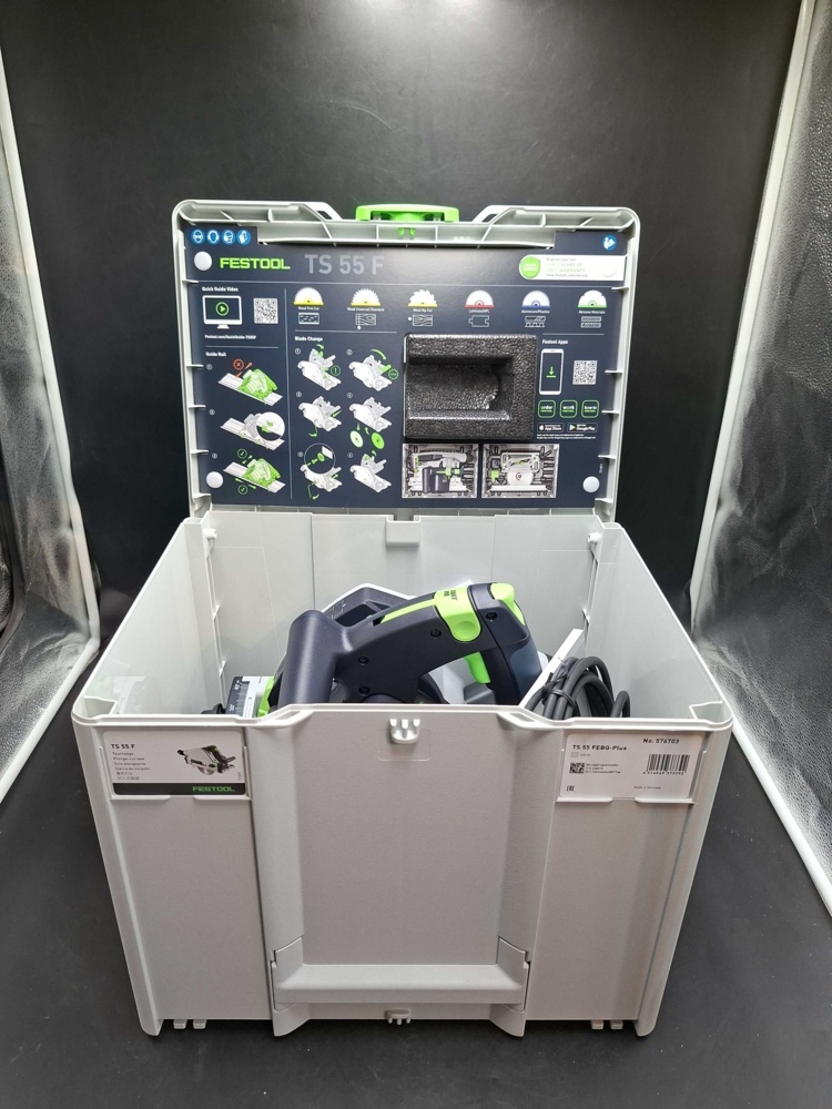 1593135-2 Sänksåg - Festool TS 55 FEBQ-Plus, nätdrift