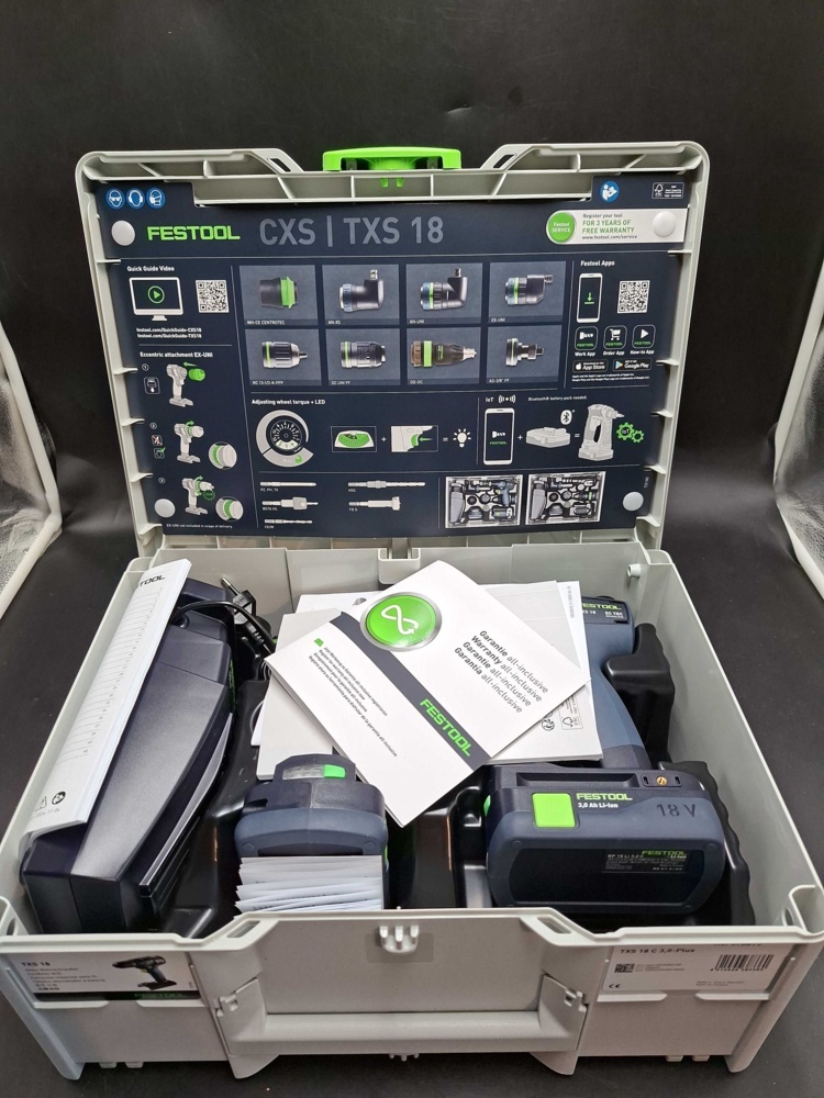 1593137-2 Borrskruvdragare - Festool TXS 18 C 3,0-Plus, 18 V