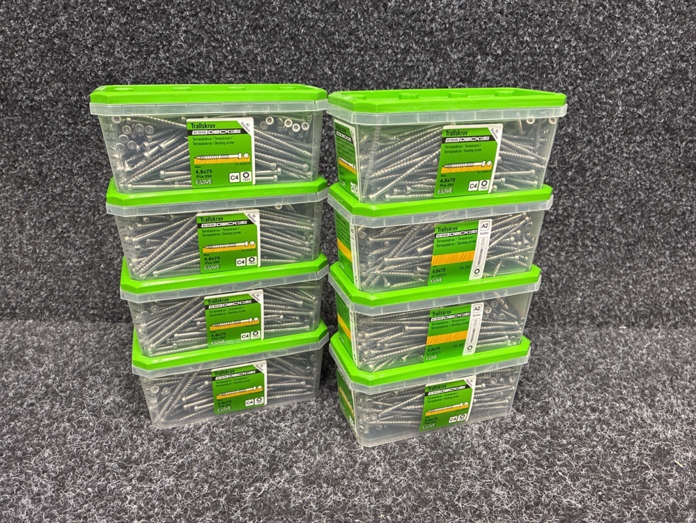 1591349-1 2000 pcs Trall screw 4.8x75mm, Essve