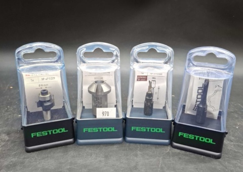 Fräsverktyg, 4 st  - Festool, olika storlekar