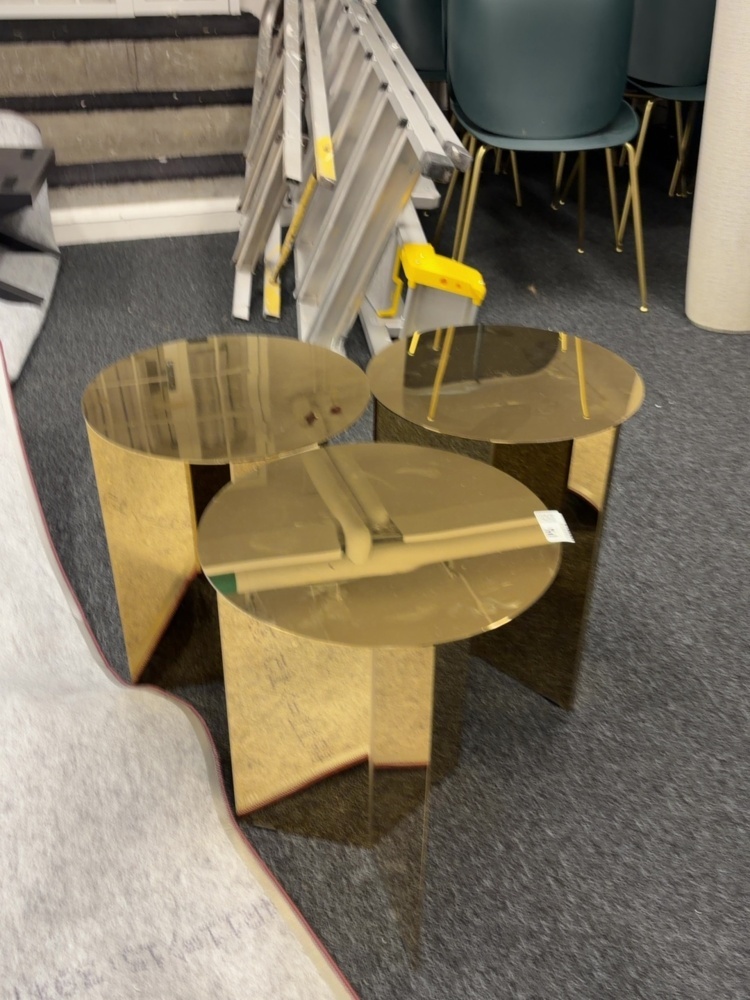 1506074-2 Side tables 3 pcs - HAY Slit High