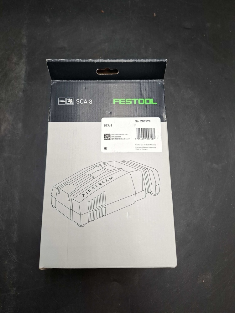 1593167-2 Snabbladdare - Festool SCA 8, AIRSTREAM