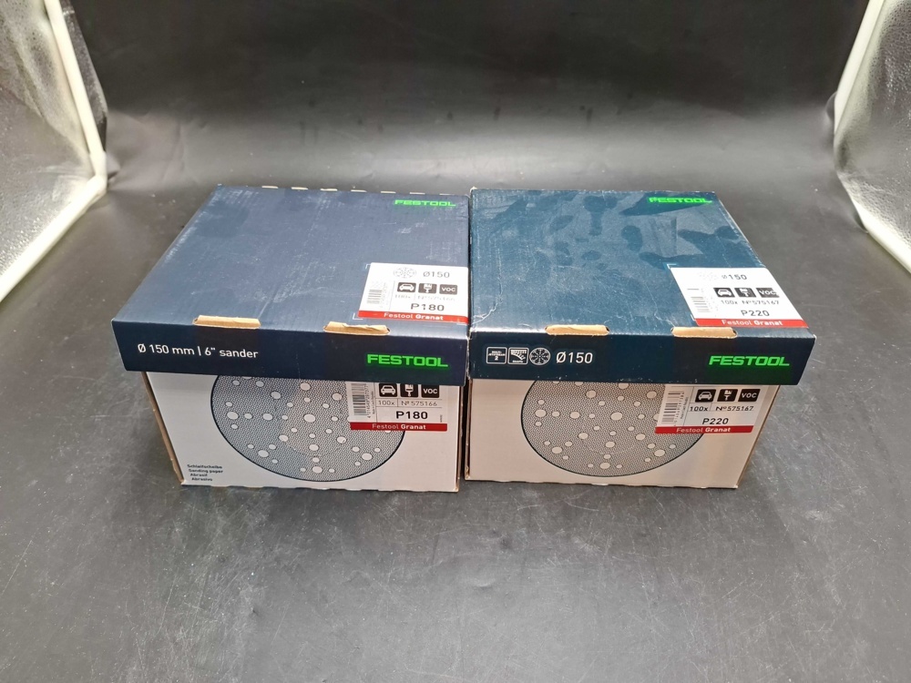 1593171-1 Sliprondeller - Festool Granat, 150 mm, P180/P220