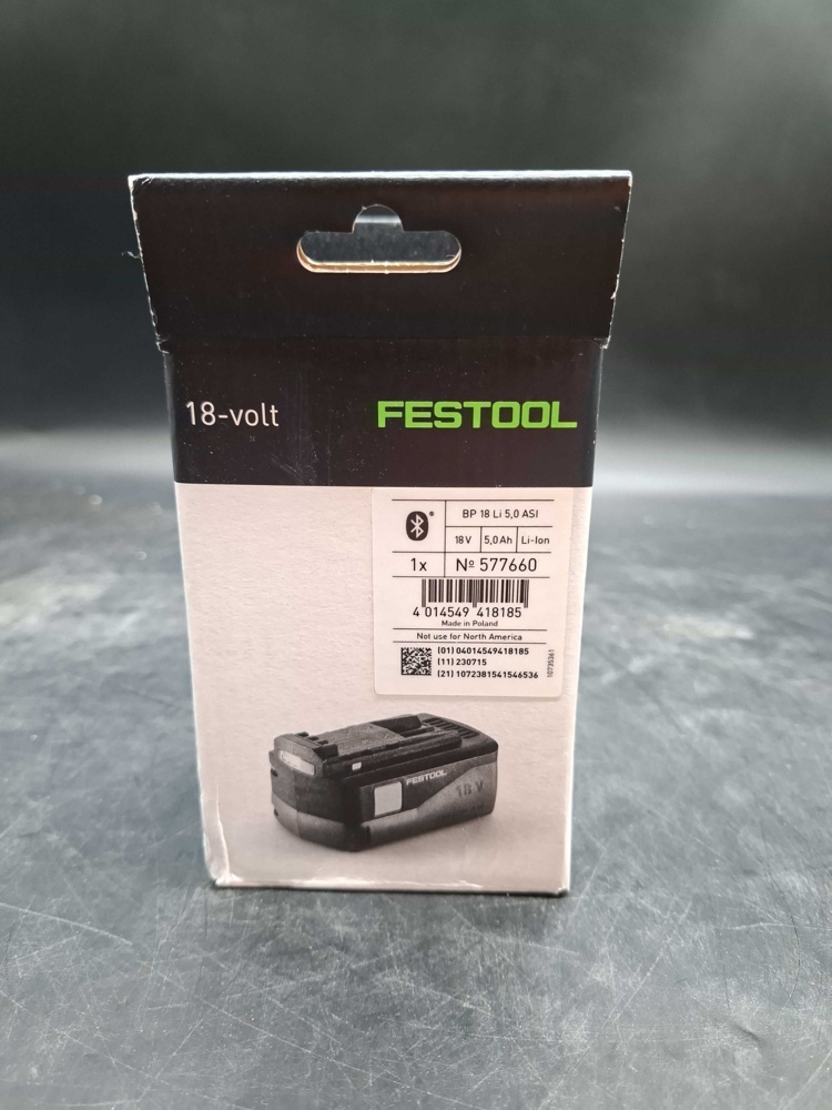 1593177-2 Batteri - Festool BP 18 Li 5,0 ASI, 18 V