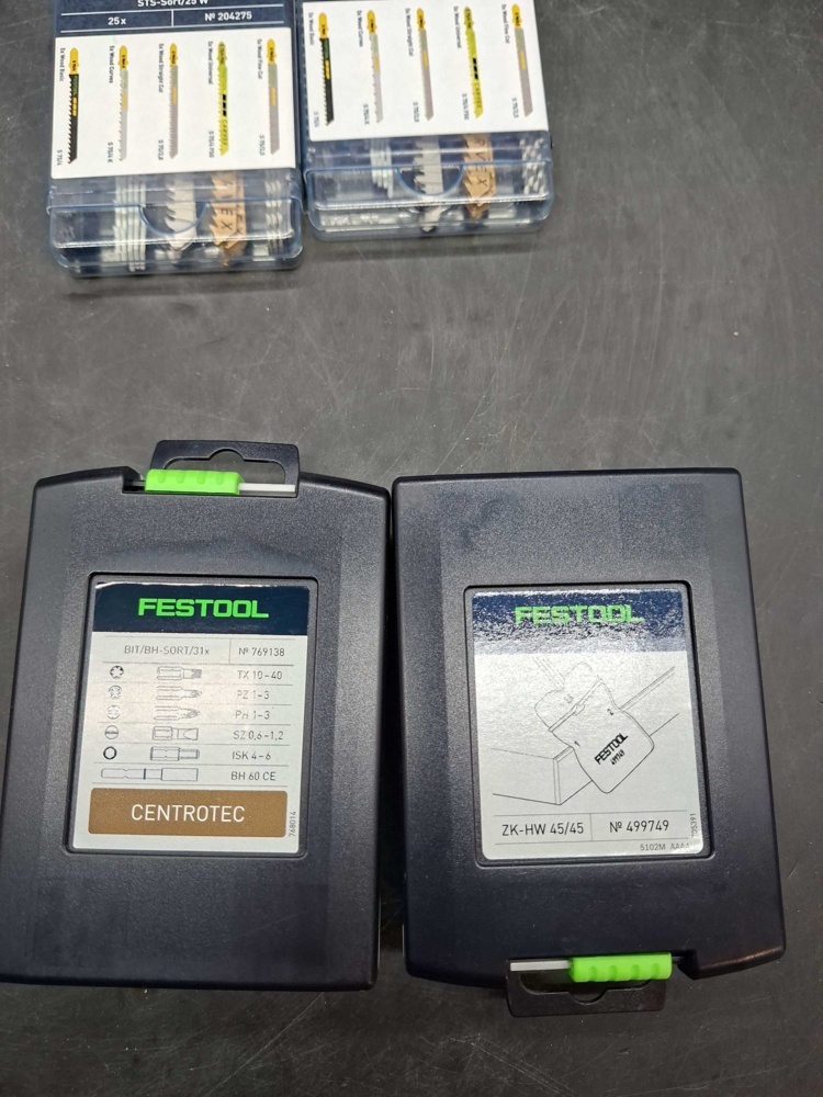 1593187-2 Verktygstillbehör - Festool HS 3 R, STS-Sort, CENTROTEC och ZK HW 45/45