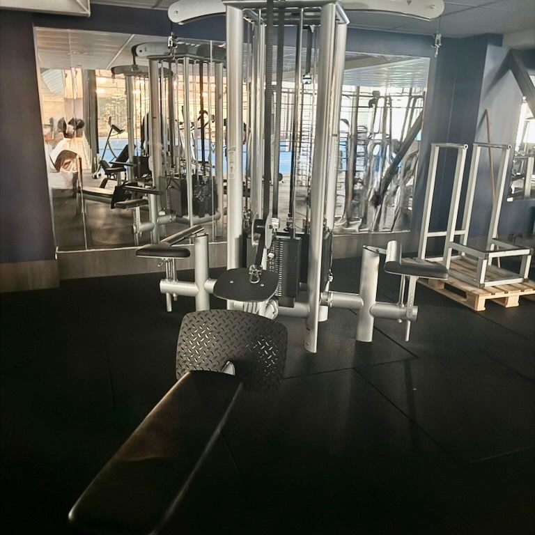 1486429-2 4-station exercise machine with weight magazine – Gym 80