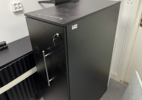 Lockable wooden cabinet