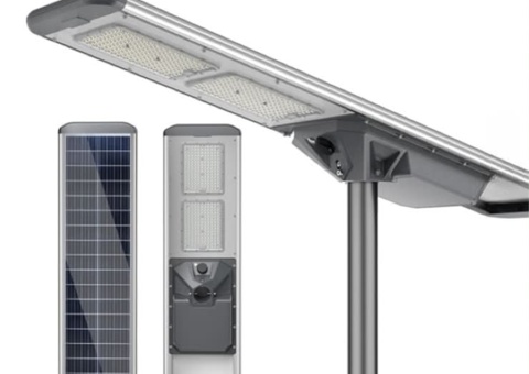 Disposal of solar-powered LED street lights