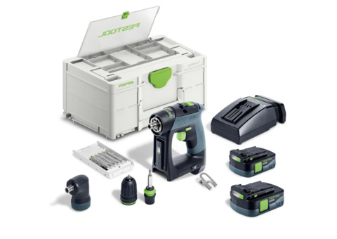 Borrskruvdragare - Festool CXS 12 2,5-Set, 12 V